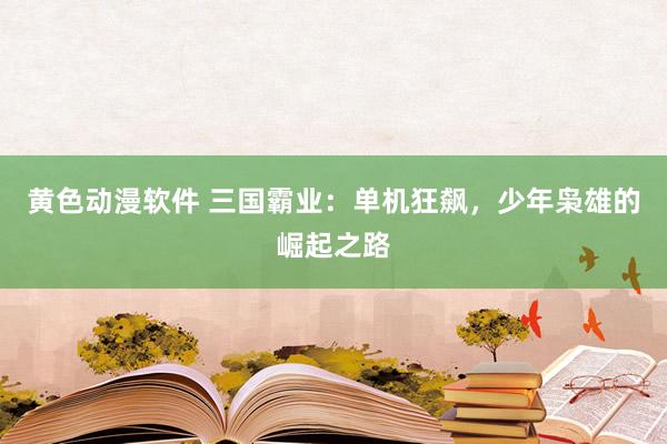 黄色动漫软件 三国霸业：单机狂飙，少年枭雄的崛起之路